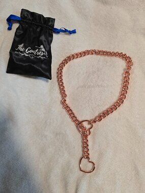 Heart Slip chain choke collar/lead - The Contresens